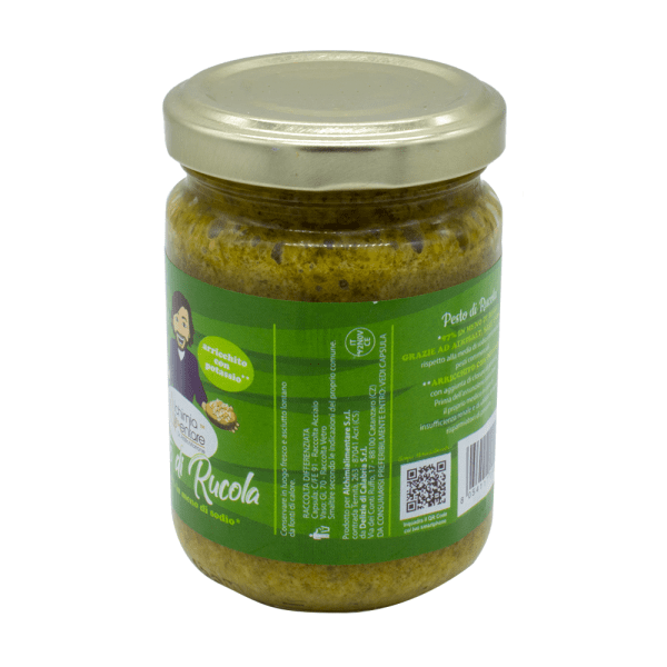 Pesto di Rucola - Alkisalt (sale iposodico) (135g) - immagine 2